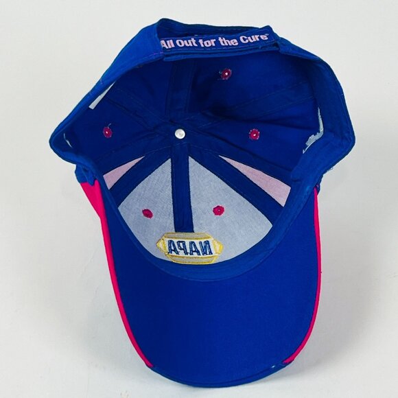 NAPA Racing Martin Truex Jr. Blue Pink Breast Cancer Awareness Racing Ball Cap - Picture 5 of 6